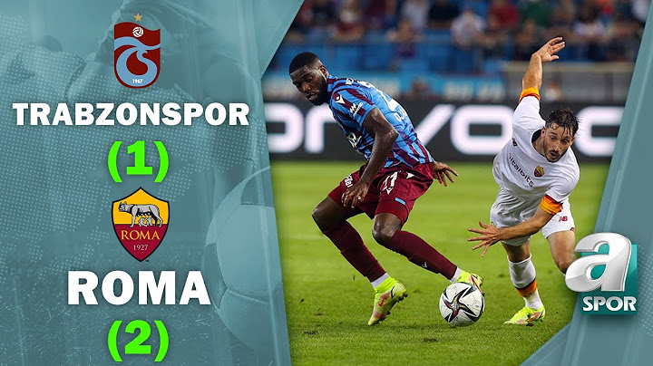 Trabzonspor 1-2 Roma MAÇ ÖZETİ (UEFA Avrupa Konferans Ligi Play Off)