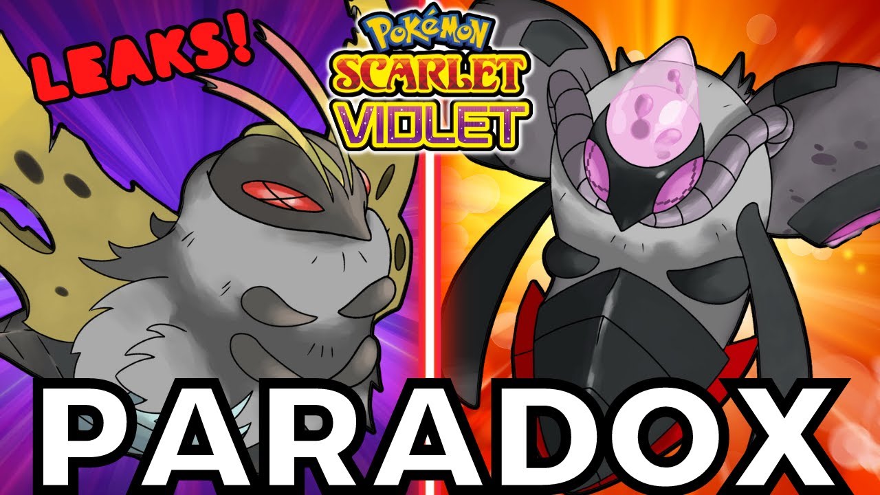 What are the normal and Paradox exclusives for Pokemon Scarlet and Violet?
