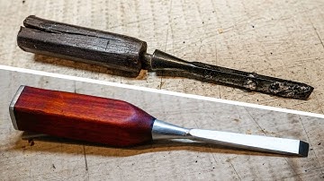 VINTAGE wood CHISEL RESTORATION