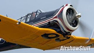 North American P-51 and P-64 Flybys - EAA AirVenture Oshkosh 2019