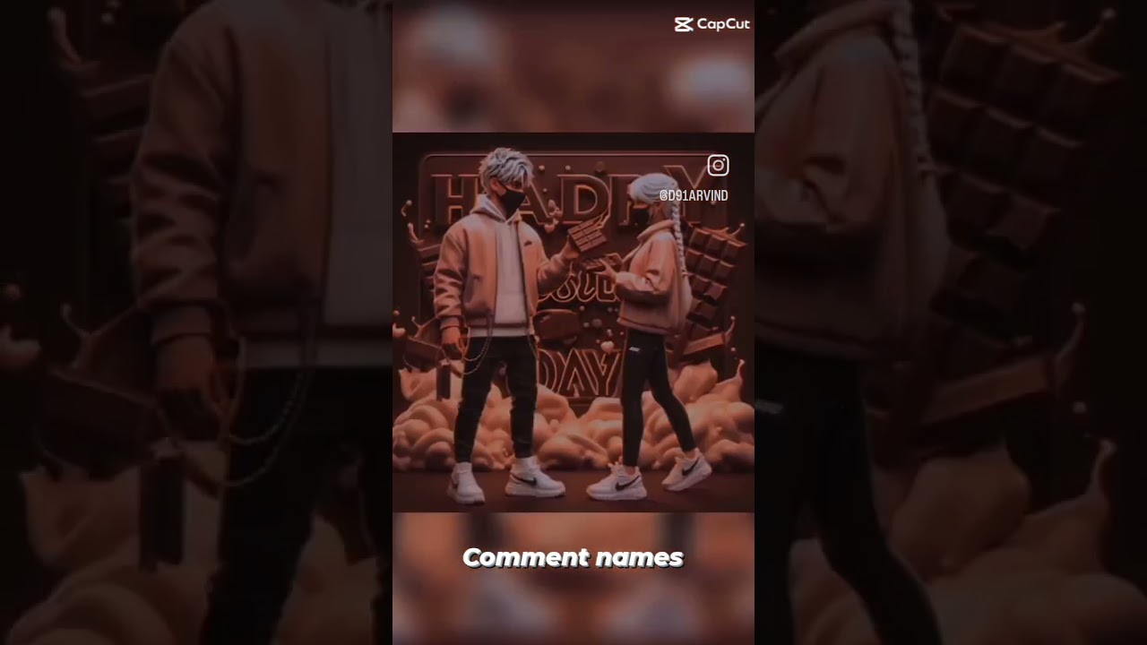 How To Create 🍫 Ai 3D Happy ChocolateDay couples name images |Bing image 
