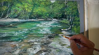 410 Achieve Transparency! [Painting the Sorachi River in Spring