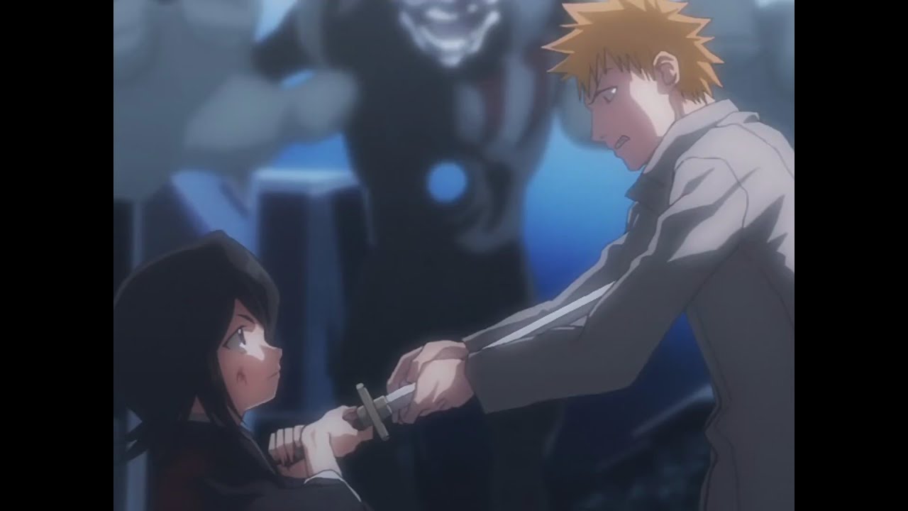 RUKIA SAVES ICHIGO AND TRANSFERS HER POWER TO HIM YouTube