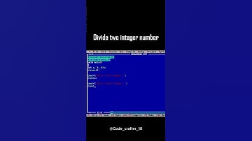 Division #CppProgram #TurboCplusplus #CppTutorial #DivisionProgram #LearnCoding #viral #ytshorts