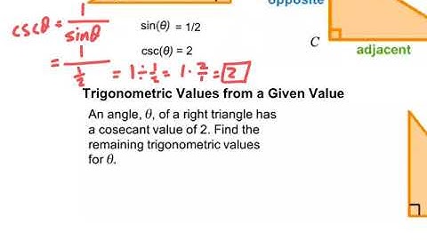 PRE-CALC - UNIT 7 - SECTION 5 - NOTES