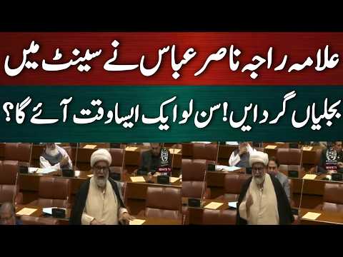 علامہ راجہ ناصر عباس کا سینٹ میں سدھماکے دار خطاب
