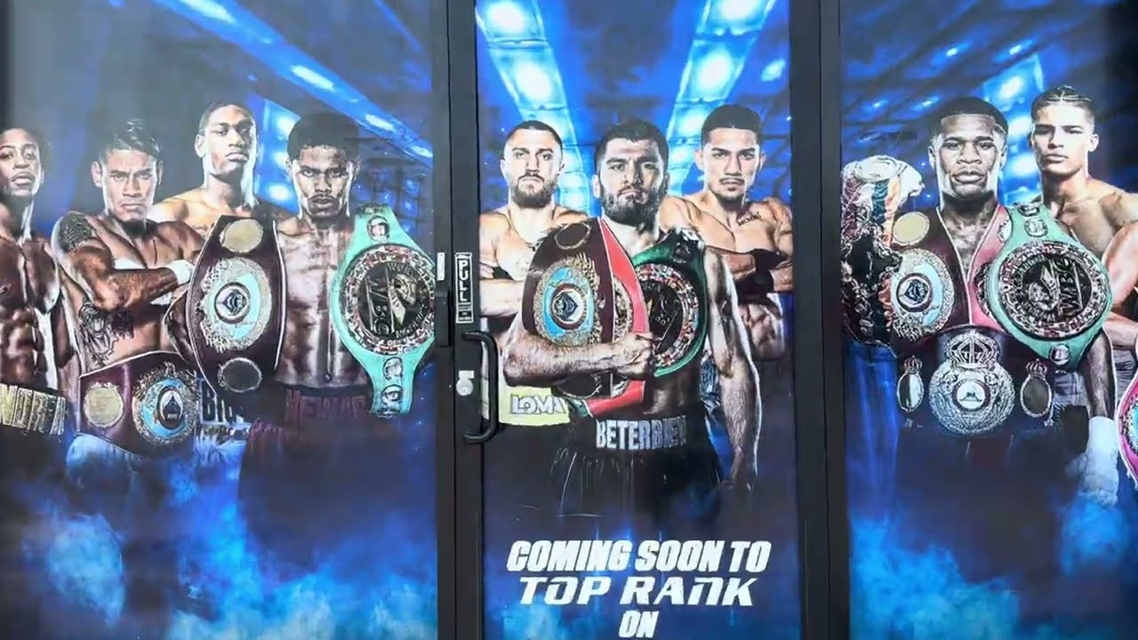 Top Rank Boxing Gym Tour 2025 in Las Vegas