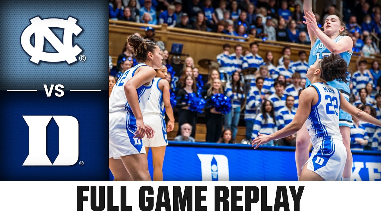 North Carolina vs. Duke Full Game Replay | 2025-26 ACC Women's Basketball