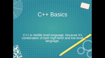 CS201 | Introduction to programming | C++ Basics | Lecture 1