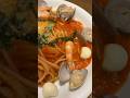 Mì Ý hải sản, thường gọi là "Spaghetti con Frutti di Mare" #nhacam #amthucnhatban #dulichnhatban