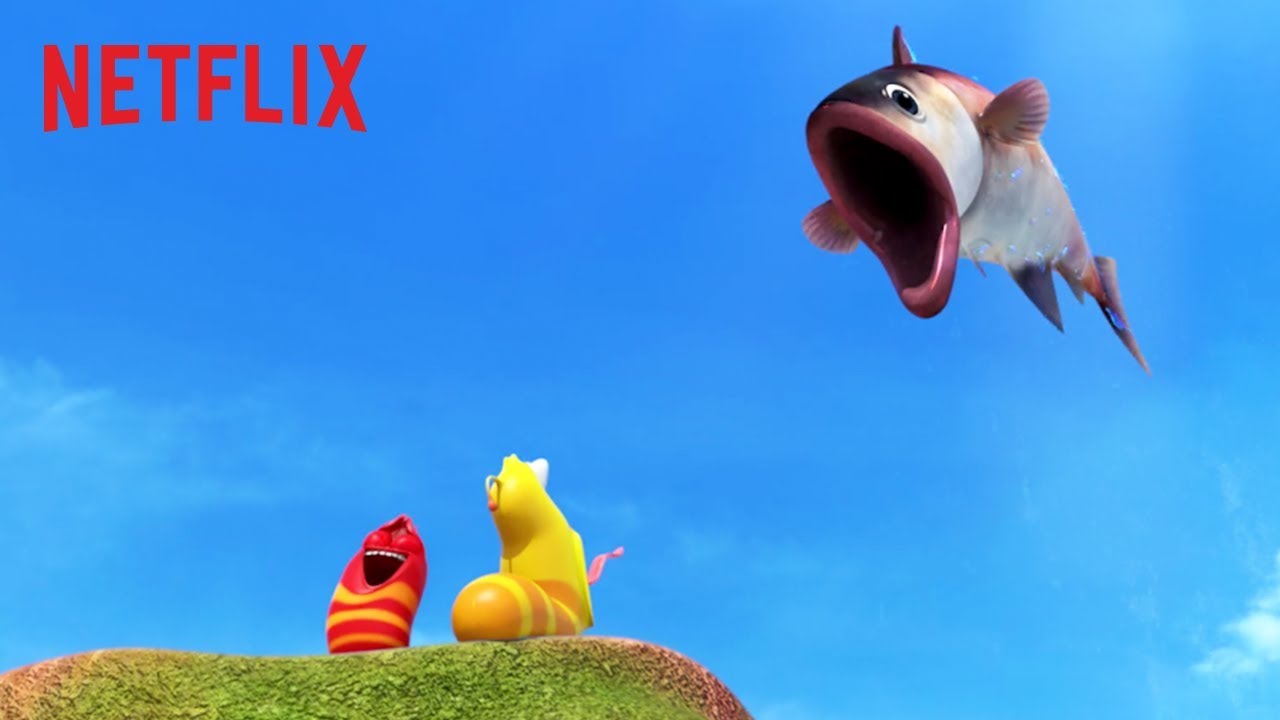 ⁣Fish on Fire! 🔥 Larva Island | Netflix After School
