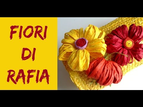 Come fare Fiori di Rafia/ How to make Raffia Flowers (Riciclo/D.I.Y.) Arte per Te