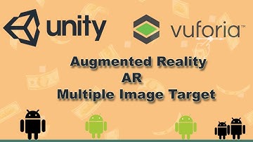 tutorial  Unity3d :  Vuforia - Multiple Image Target (augmented reality AR)