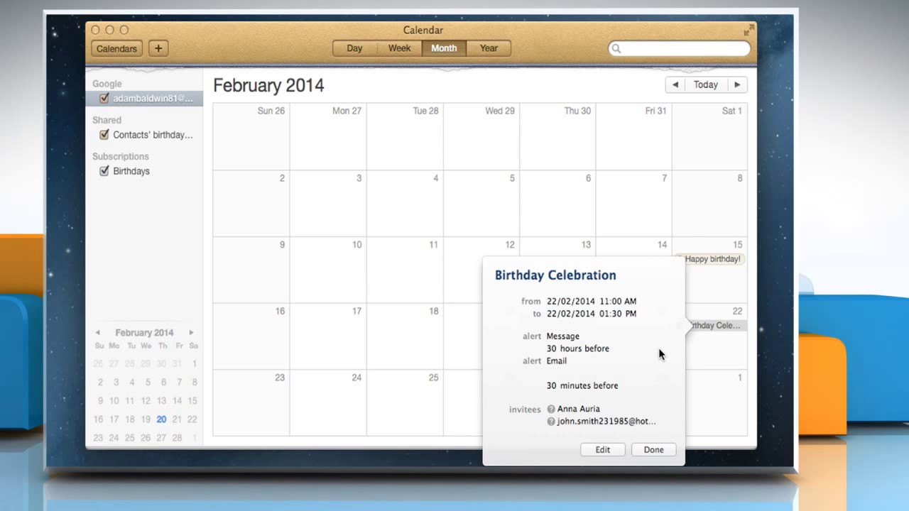 How to Edit Appointment Details in Mac® OS X™