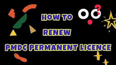 PMDC / PMC permanent license RENEWAL | HOW TO RENEW PERMANENT LICENSE #pmdc #pmc #license #renewal