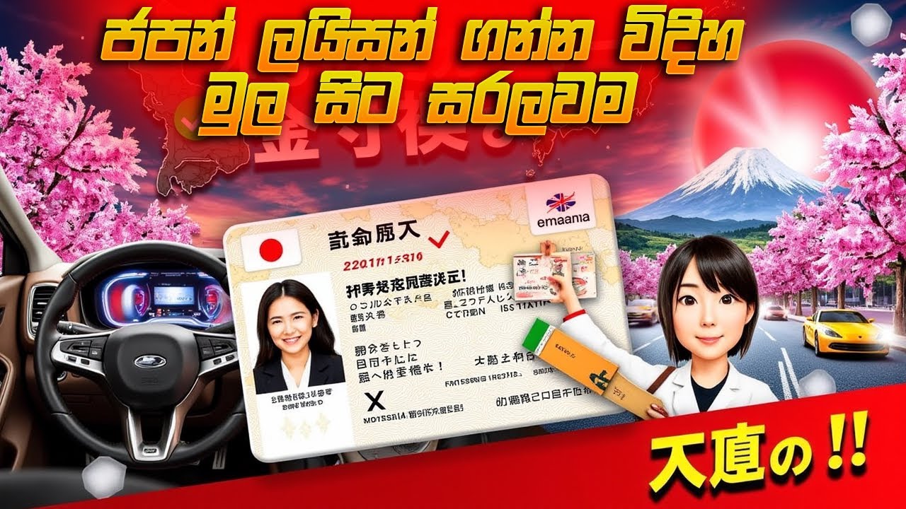 🇯🇵ජපන් ලයිසන් එක මුල ඉදන් ගන්න විදිහ 🔰 #japan #ජපන් #jlptexam