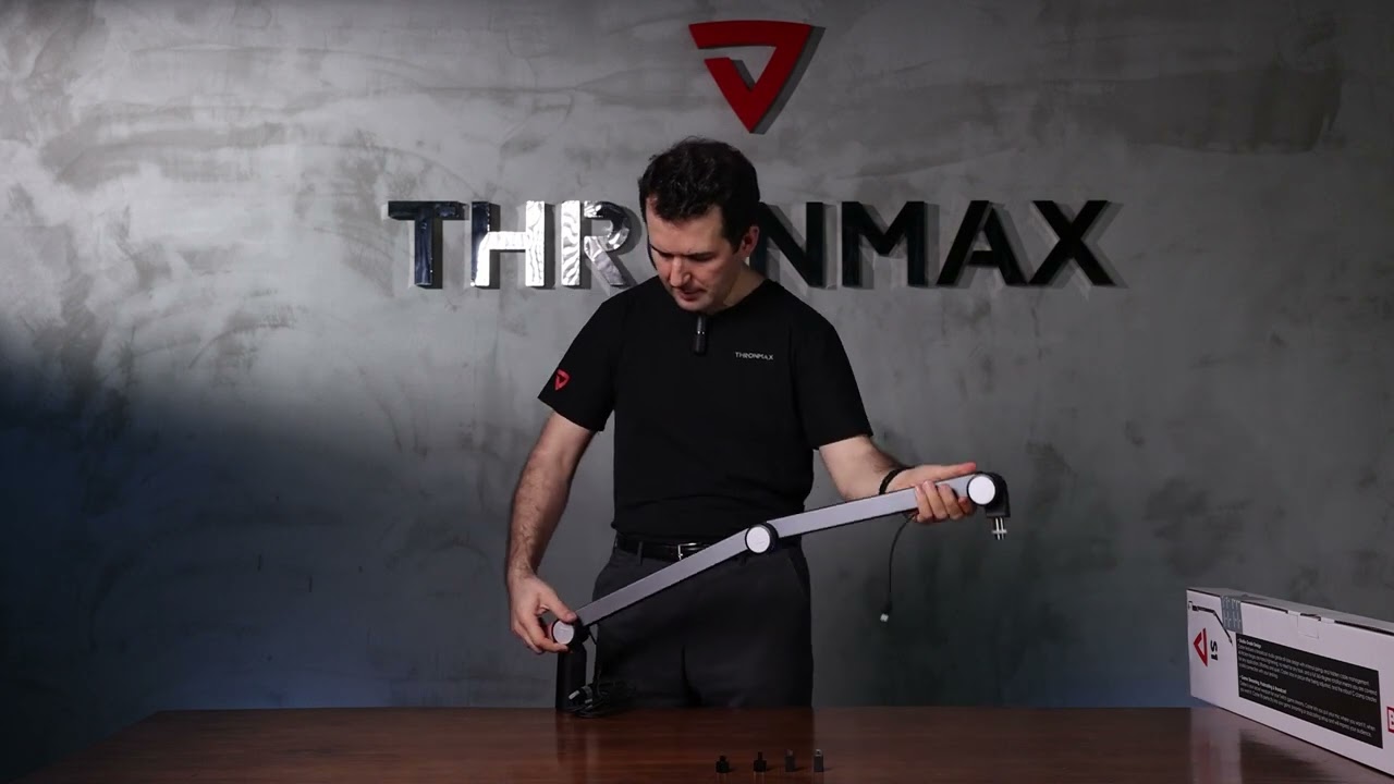 THRONMAX S1 Caster Clamp-On Boom Stand with Integrated USB Cable