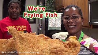 It's Saturday & We're Frying Fish! | I Wanted to Try This Louisiana Seasoned Crispy Breading Mix😐