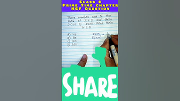 Three numbers are in the ratio of 3:4:5 and their LCM is 2400. Find Their HCF | Trick HCF Question |