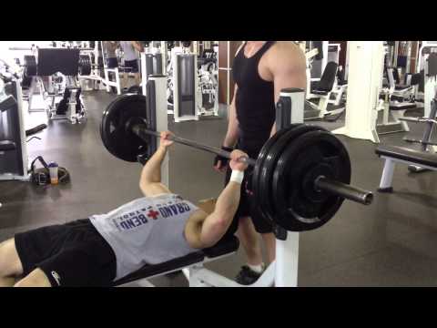 300 Pound Bench Press 174 Lbs Youtube
