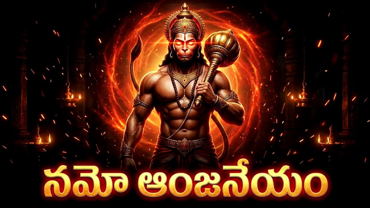 నమో ఆంజనేయం నమో దివ్యాకాయం | Namo Anjaneyam Namo Divya Kayam | Hanuman Powerful Song Telugu