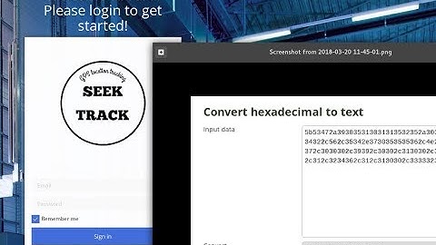 gpswox Server logs and how to convert hex to text