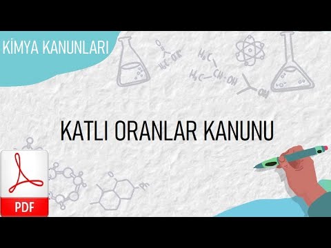 KATLI ORANLAR KANUNU - KİMYA KANUNLARI