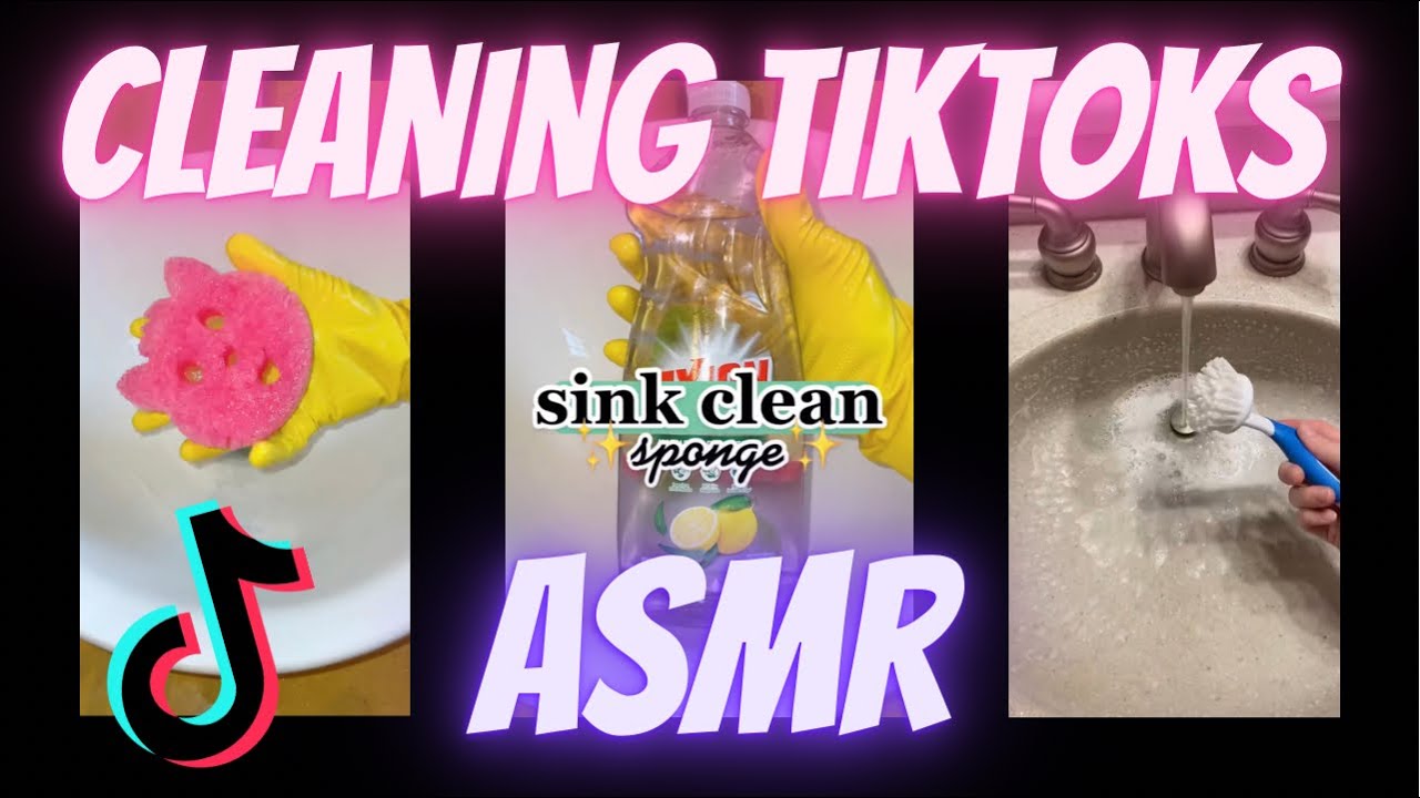 Most Liked Cleaning Tiktoks No Music CLEANING TIKTOK 🧺ASMR 120