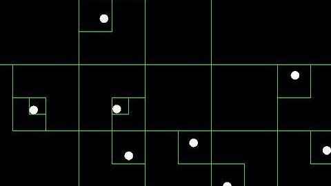 Dynamic quad tree with moving objects
