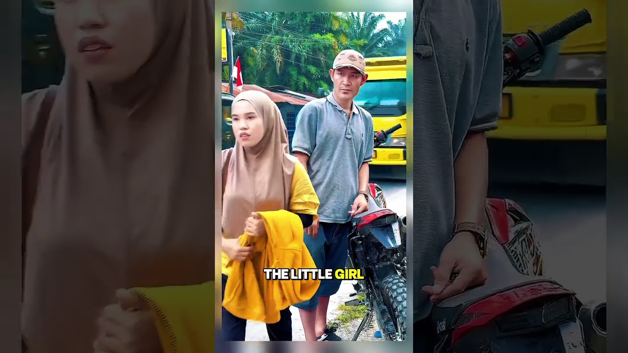 Poor Girl Wearing a Plastic Bag Gets an Unexpected Gift 💔 #shorts