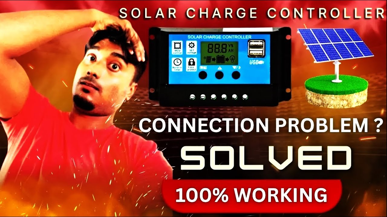 Solar Charge Controller connection with NEW 105AH Exide Solar Tubular Battery Performance