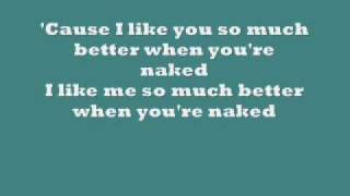 i like you so much better when you're naked lyrics - ida maria