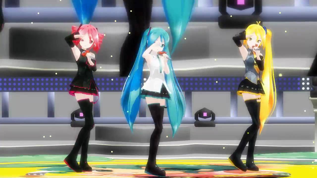 [MMD] Miku, Teto, Neru - Dream Fighter - YouTube Music