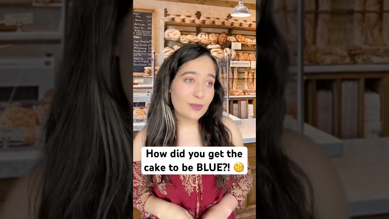 I’m allergic to blueberries and you put them in my cake?! 🫐