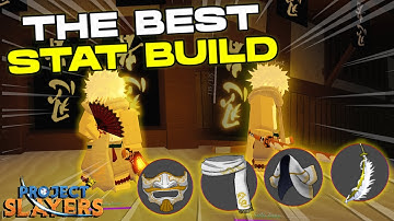 The NEW BEST STATS BUILD For DEMONS / SLAYERS + Giveaway! 😱 | Project Slayers