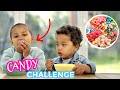 HILARIOUS CANDY CHALLENGE FAIL WITH 2 & 4 YEAR OLD 🍭😳 (FROM TIK TOK) | THE ADANNA DAVID FAMILY