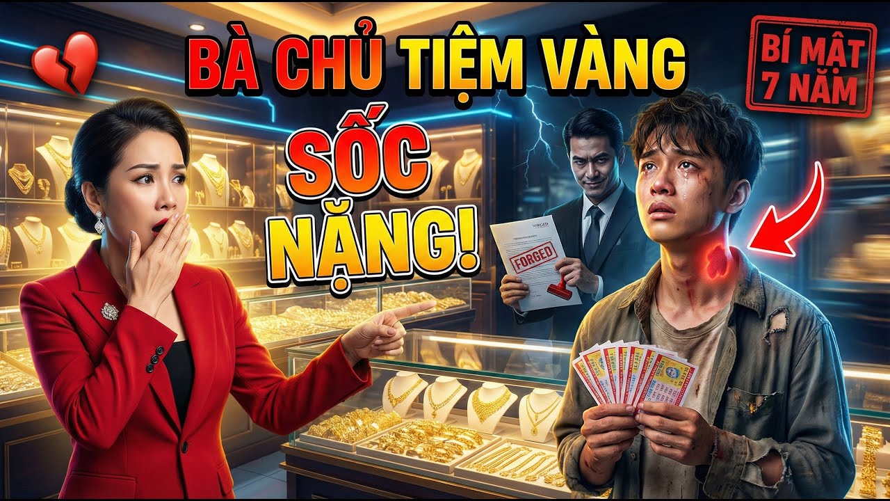Bà Chủ Tiệm Vàng Ngày Nào Cũng Mua Vé Số Cho Cậu Bé Cụt Tay, Sốc Khi Biết Là Con Ruột!