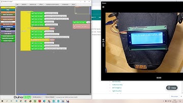 20x4 LCD Display mit Ardublock programmieren