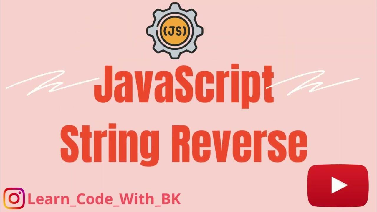 Tamil coding || JavaScript string reverse || Tamil JavaScript learning ...
