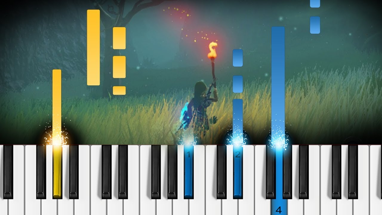 Lost Woods from Legend of Zelda: Easy Piano Tutorial - TILvids