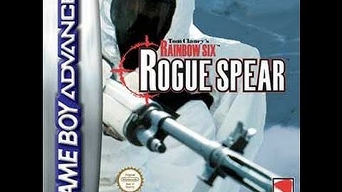 Rainbow six Rogue Spear. (GBA) BAD ASS GAMING.