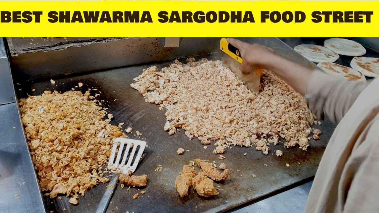 Chicken Shawarma Recipe Burgers Making Lahori Food Point Sargodha
