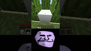 Minecraft Logic 7💀 #trollface #viral