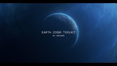 After Effects Template: Earth Zoom Toolkit