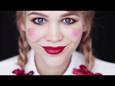 МАКИЯЖ КУКЛЫ АННАБЕЛЬ | annabelle makeup