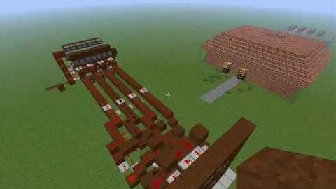 Minecraft - First scrolling, Compact, 7-Segment display w/ redstone lamps