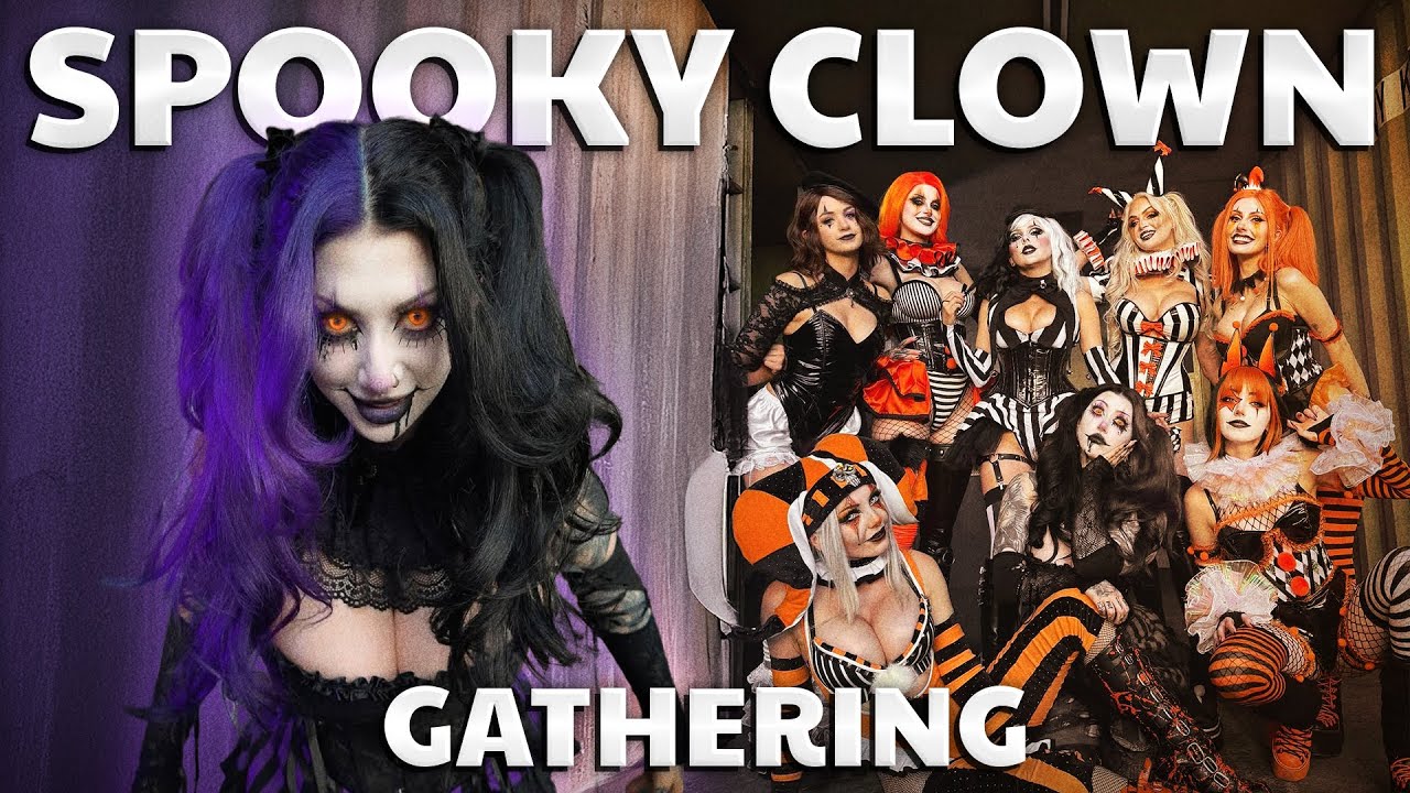 SCARY CLOWN GIRLS DOING THINGS (VLOG) 🖤 RavenGriim