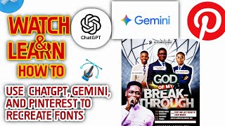 Pinterest + ChatGPT + Gemini = Powerful Font Recreation Method screenshot 5