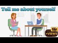 Tell me about yourself job Interview Conversation || English Subtitles || #english #job #jobs