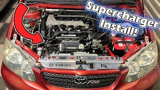 Supercharging My 9th Gen Corolla XRS!